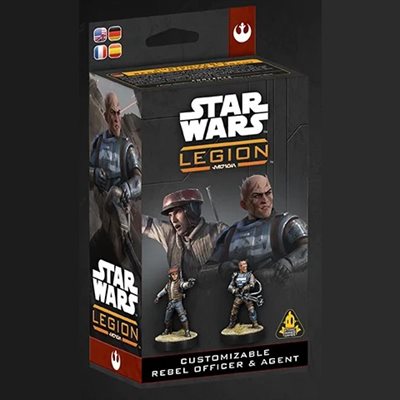 STAR WARS LEGION CUSTOMIZABLE REBEL OFFICER & AGENT