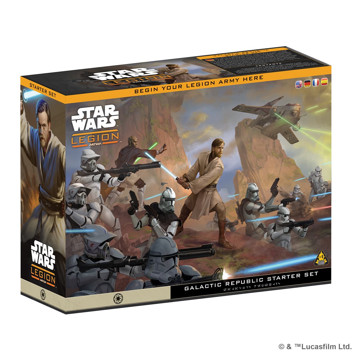 STAR WARS LEGION GALACTIC REPUBLIC STARTER SET