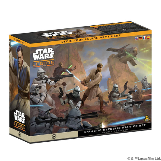 STAR WARS LEGION GALACTIC REPUBLIC STARTER SET