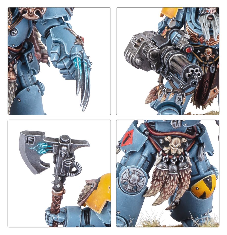 40K SPACE WOLVES WOLF GUARD TERMINATORS