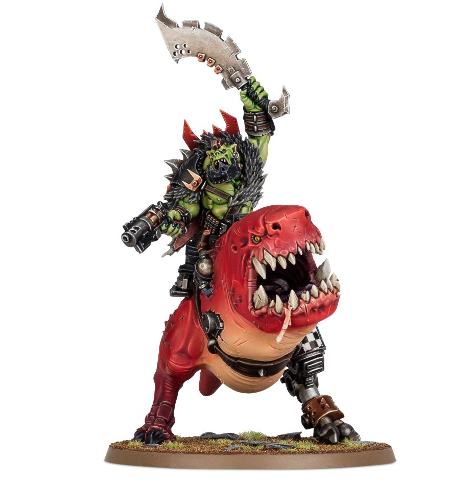 40K ORK MOZROG SKRAGBAD/BEASTBOSS ON SQUIGOSAUR