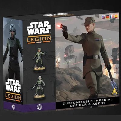 STAR WARS LEGION CUSTOMIZABLE IMPERIAL OFFICER & AGENT