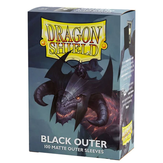 DRAGON SHIELD BLACK OUTER SLEEVES 100 CT