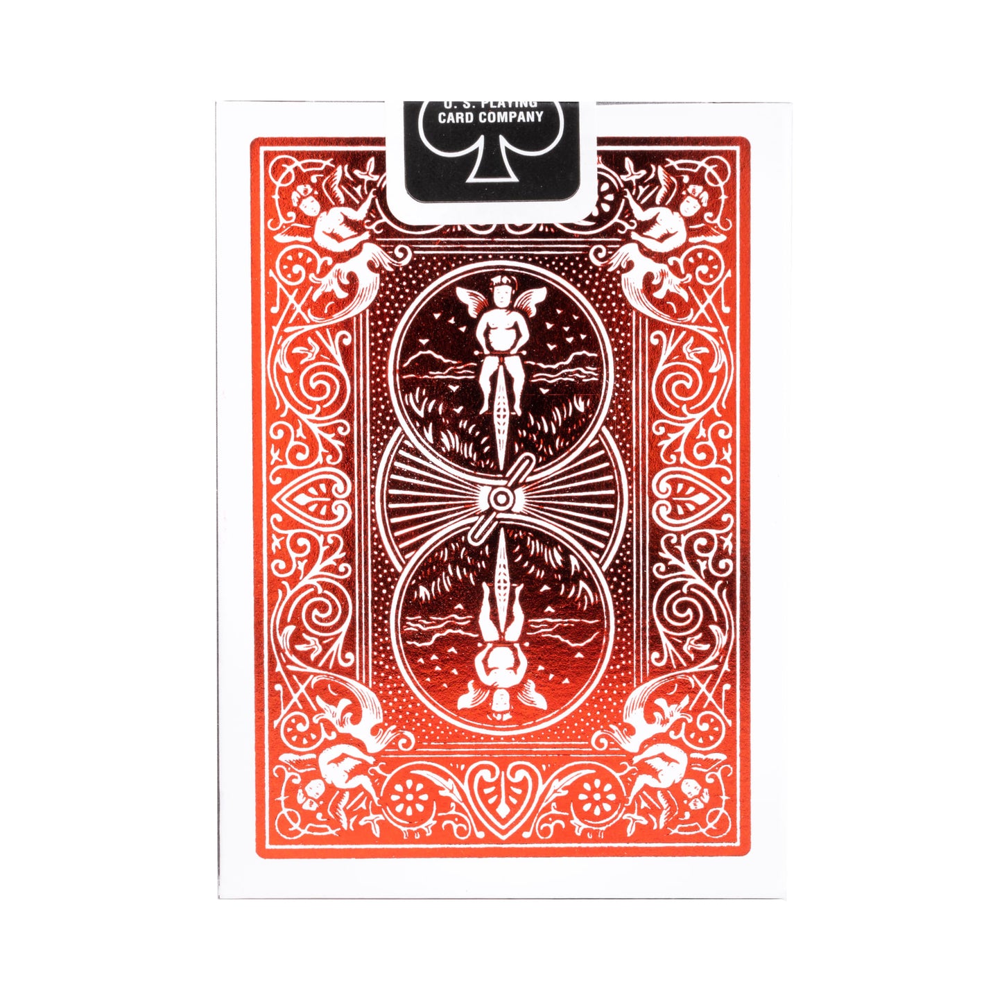 BICYCLE STANDARD PLAYING CARDS - METALLUXE CRIMSON RIDER