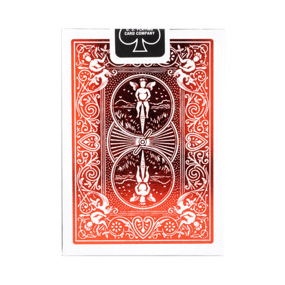 BICYCLE STANDARD PLAYING CARDS - METALLUXE CRIMSON RIDER