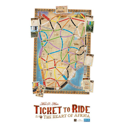 TICKET TO RIDE MAP 3: THE HEART OF AFRICA