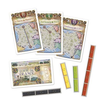 TICKET TO RIDE MAP 6: FRANCE & OLD WEST