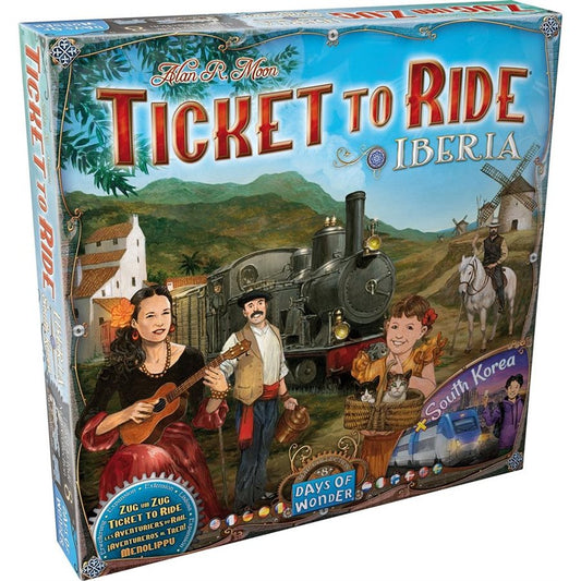 TICKET TO RIDE MAP 8: IBERIA & SOUTH KOREA