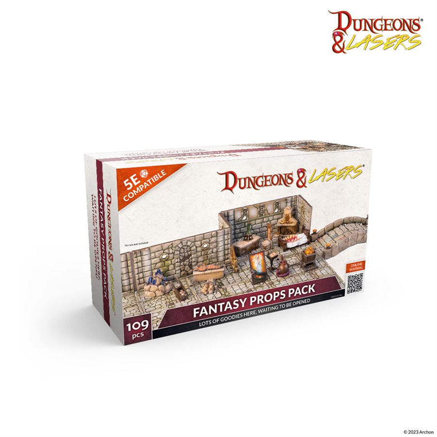 DUNGEONS & LASERS FANTASY PROPS PACK