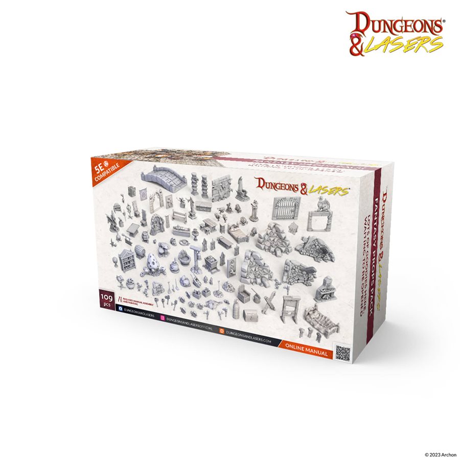 DUNGEONS & LASERS FANTASY PROPS PACK