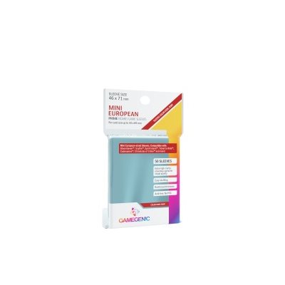 GAMEGENIC MINI EUROPEAN SLEEVES 50CT