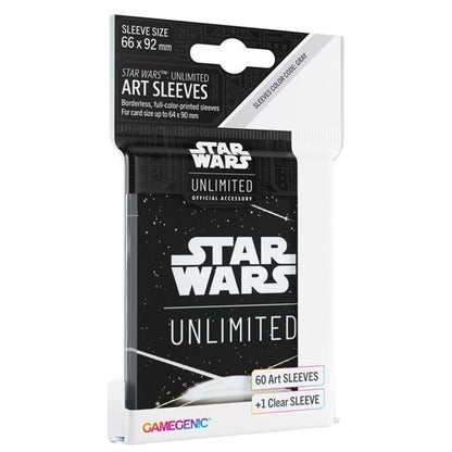 STAR WARS UNLIMITED ART SLEEVES: WHITE