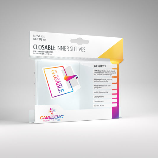 GAMEGENIC SIDE LOAD CLOSABLE INNER SLEEVES