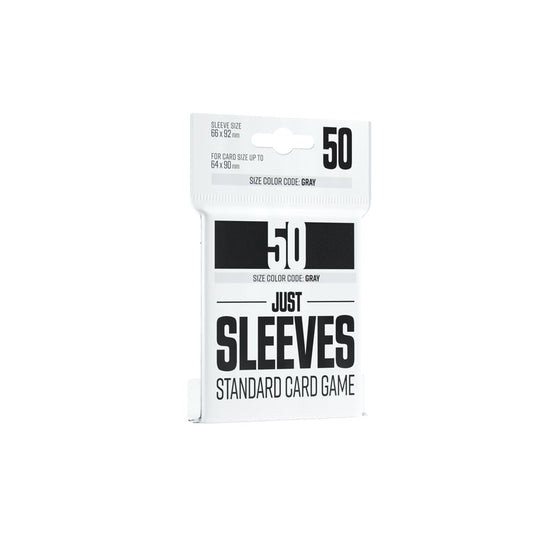 GAMEGENIC JUST SLEEVES STANDARD 50CT BLACK