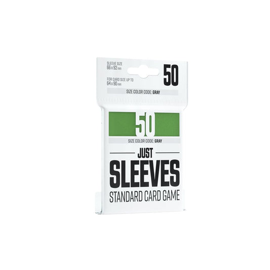 GAMEGENIC JUST SLEEVES STANDARD 50CT GREEN