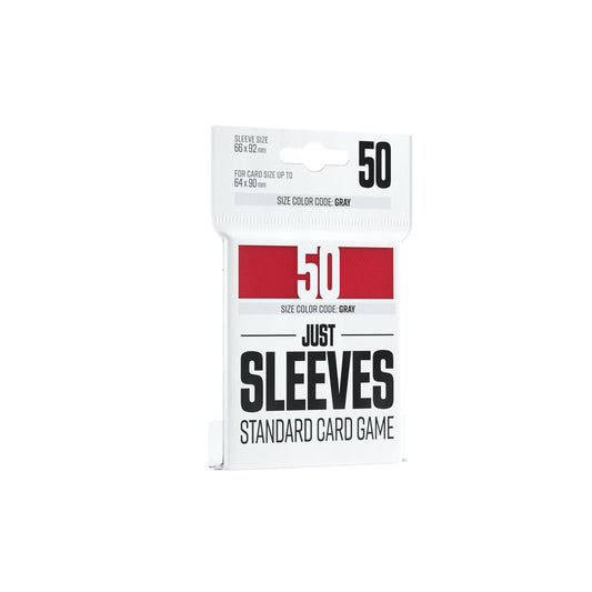 GAMEGENIC JUST SLEEVES STANDARD 50CT RED