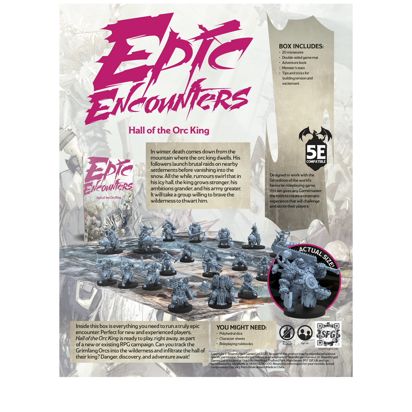 EPIC ENCOUNTERS: HALLS OF THE ORC KING