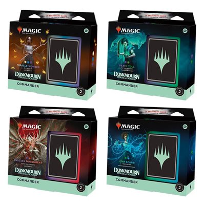 MTG DUSKMOURN COMMANDER DECKS