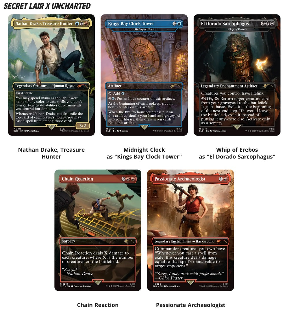MTG PLAYSTATION SECRET LAIR UNCHARTED
