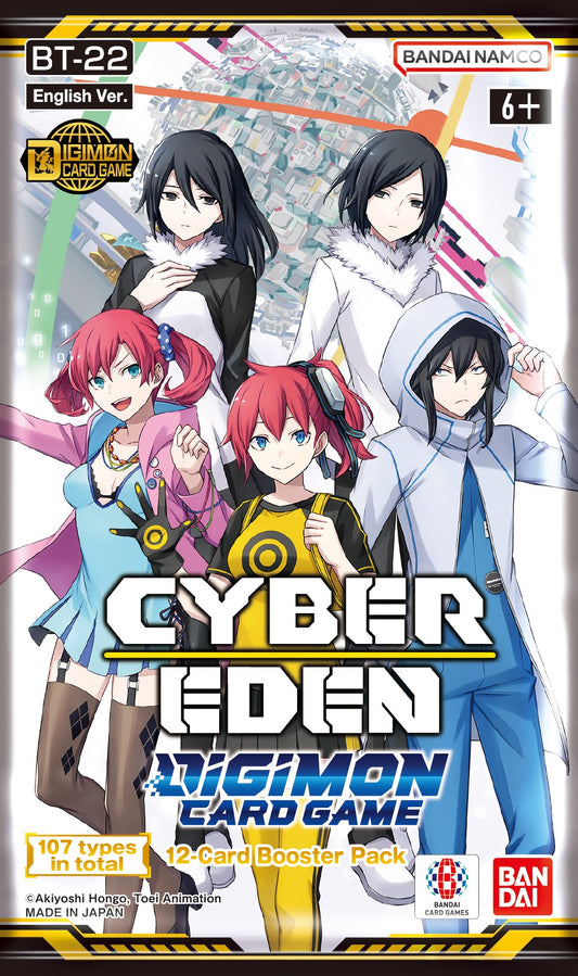 DIGIMON CG BT-22 CYBER EDEN BOOSTER