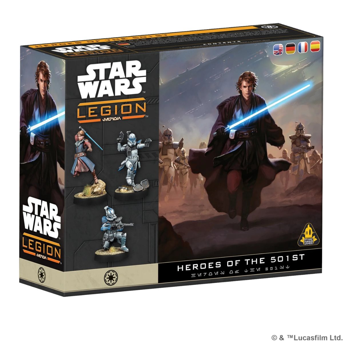 STAR WARS LEGION HEROES OF THE CLONE ARMY