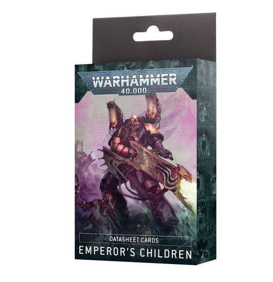 40K EMPEROR'S CHILDREN DATASHEET CARDS