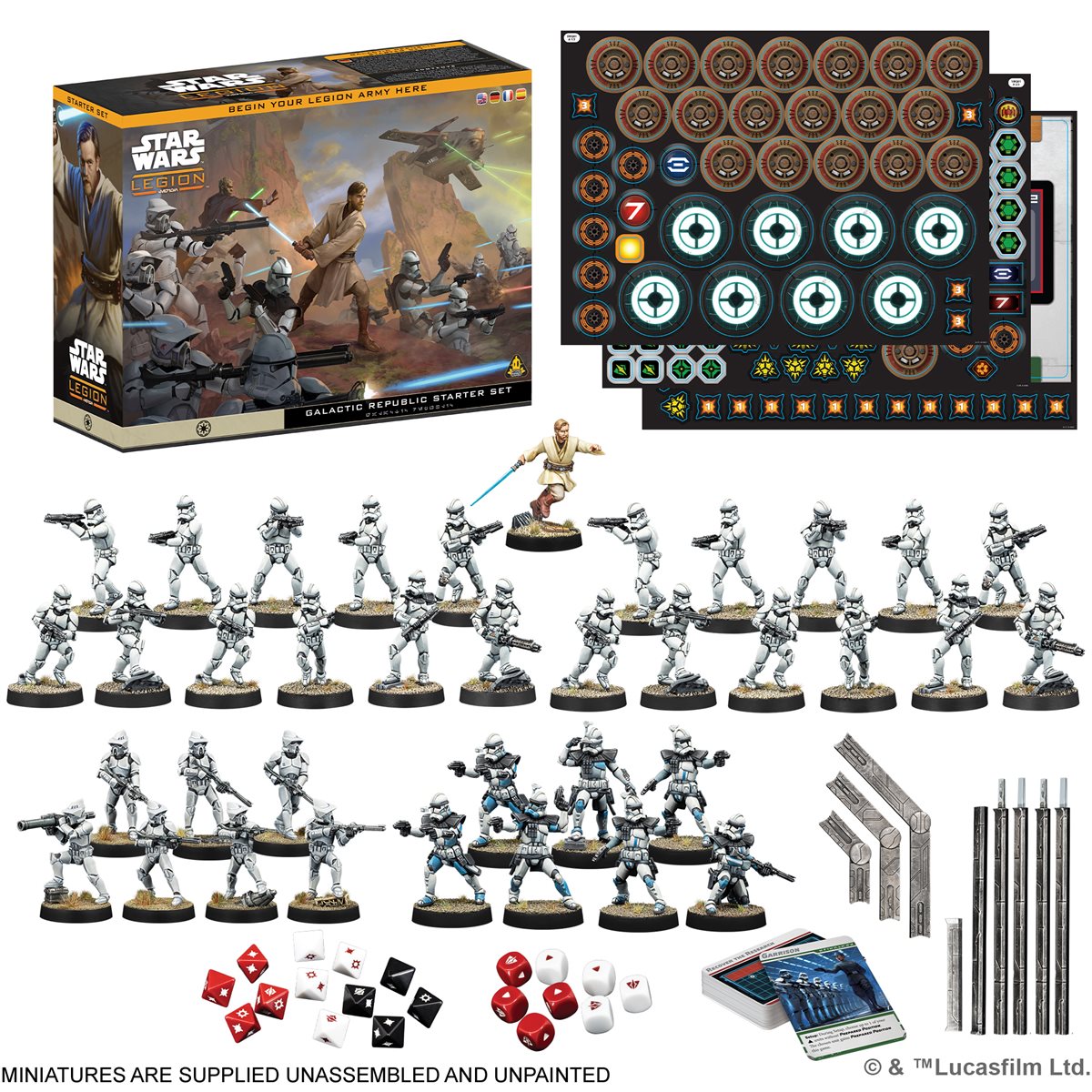 STAR WARS LEGION GALACTIC REPUBLIC STARTER SET
