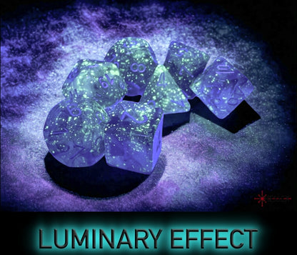 CHX 7-PC POLYHEDRAL BOREALIS LIGHT SMOKE/SILVER