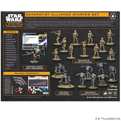 STAR WARS LEGION SEPARATIST STARTER SET