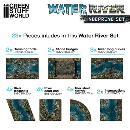 GSW WATER & RIVERS NEOPRENE TERRAIN SET