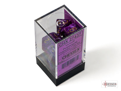 CHX 7-PC POLYHEDRAL VORTEX PURPLE/GOLD