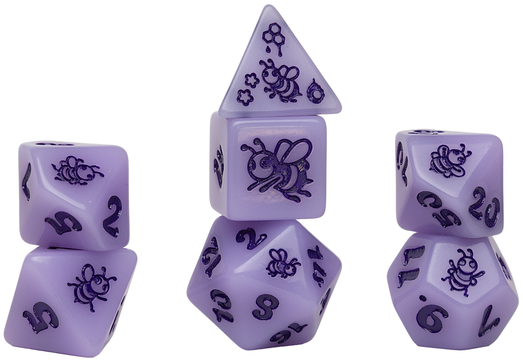 SIRIUS DICE 7-PC POLYHEDRAL: ROYAL NECTAR