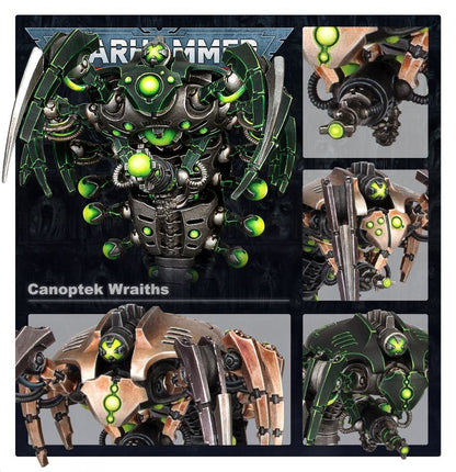 40K NECRONS CANOPTEK WRAITHS
