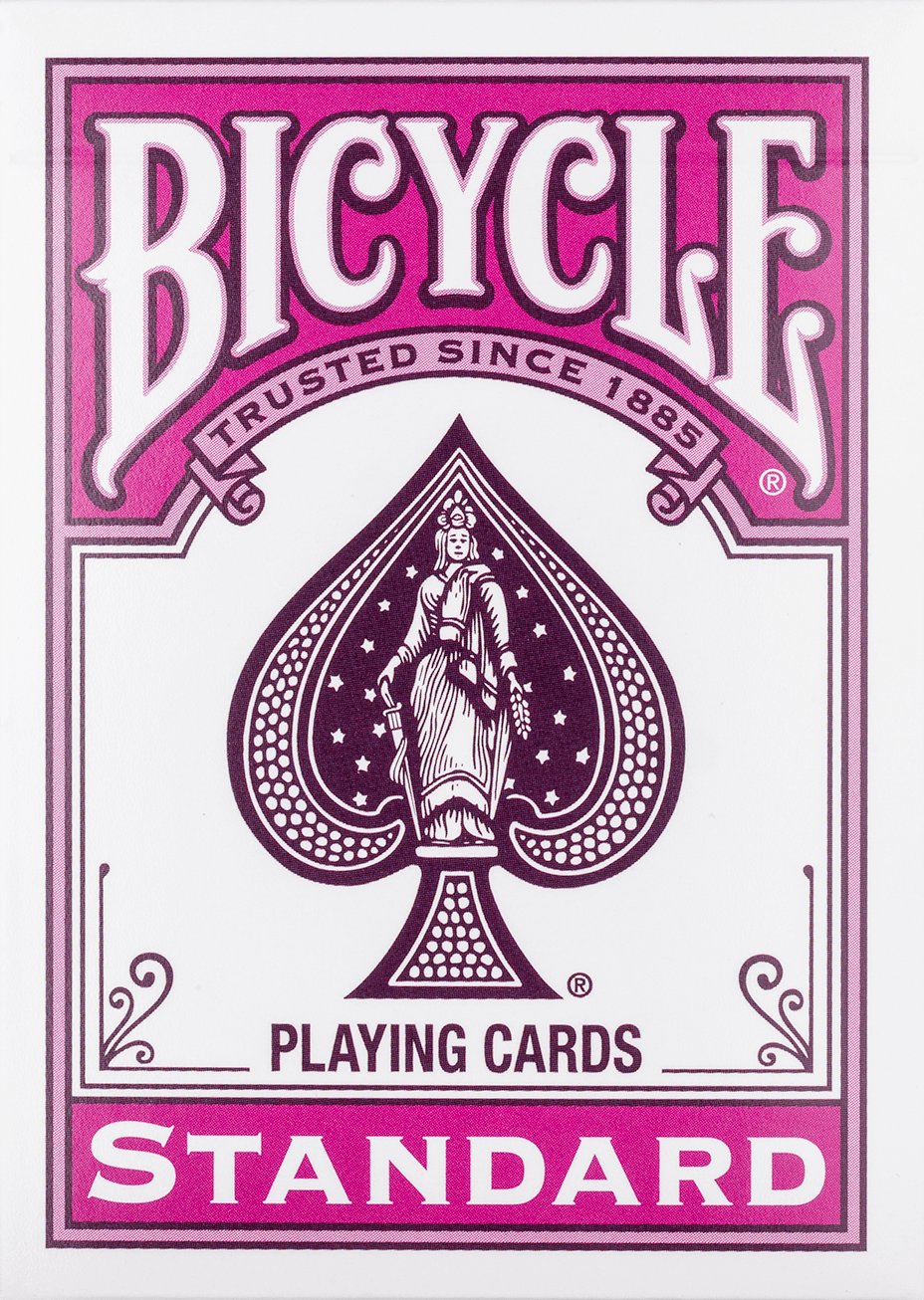 BICYCLE STANDARD PLAYING CARDS - COLOUR SERIES 1 (BERRY)