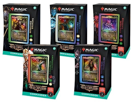 MTG STREETS OF NEW CAPENNA COMMANDER DECKS