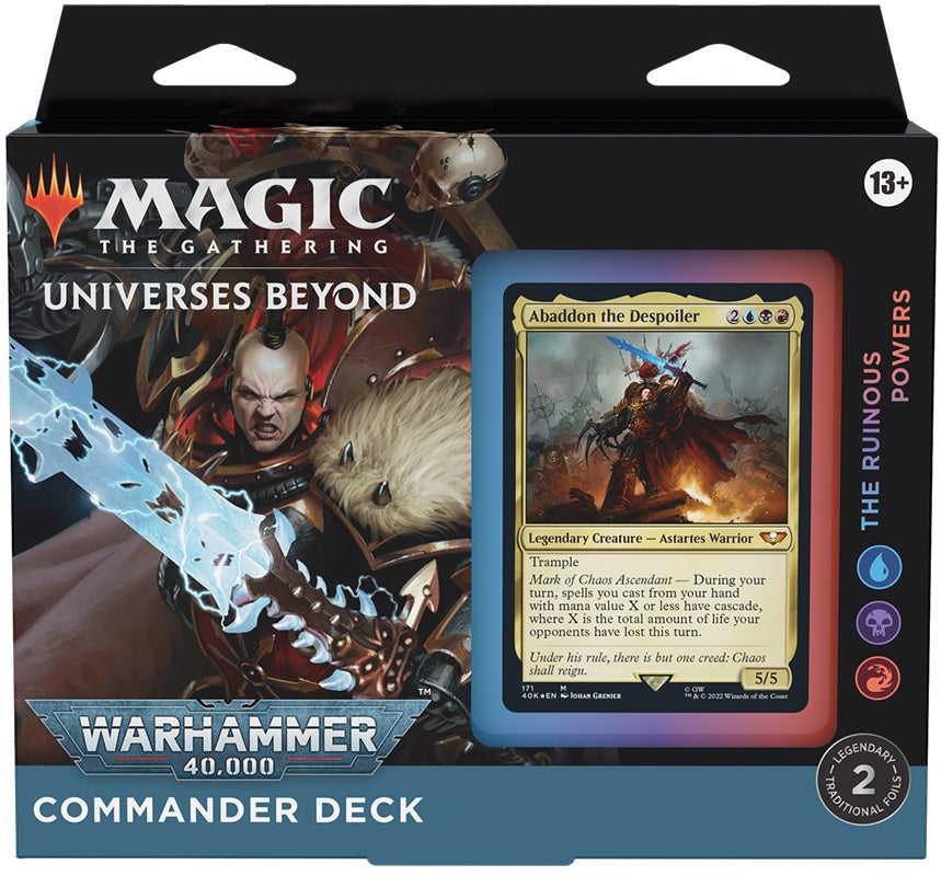 MTG WARHAMMER 40K COMMANDER DECKS