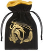 QWORKSHOP DICE BAG GOLDEN DRAGON VELOUR