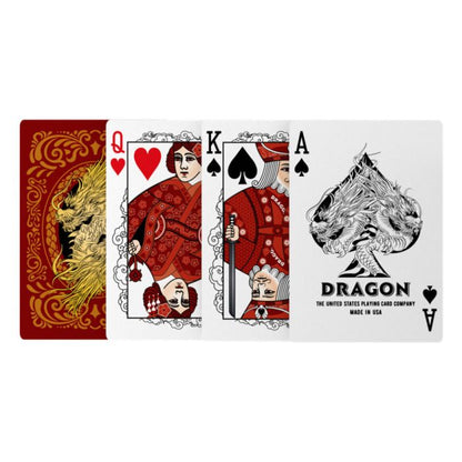 BICYCLE STANDARD PLAYING CARDS - RED DRAGON