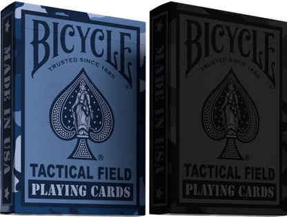 BICYCLE STANDARD PLAYING CARDS - TACTICAL FIELD BLACK