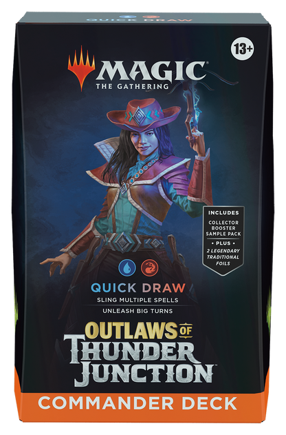 MTG OUTLAWS OF THUNDER JUNCTION COMMANDER DECKS Arkain Hobbies & Games MTG OUTLAWS OF THUNDER JUNCTION COMMANDER DECKS Arkain Hobbies & Games