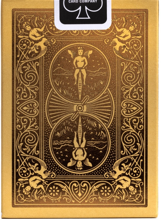 BICYCLE STANDARD PLAYING CARDS - METALLUXE GOLD