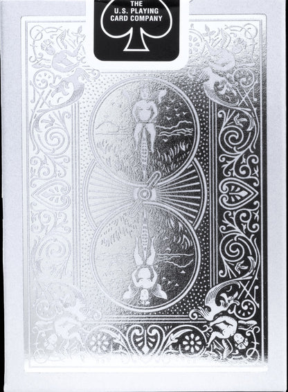 BICYCLE STANDARD PLAYING CARDS - METALLUXE SILVER