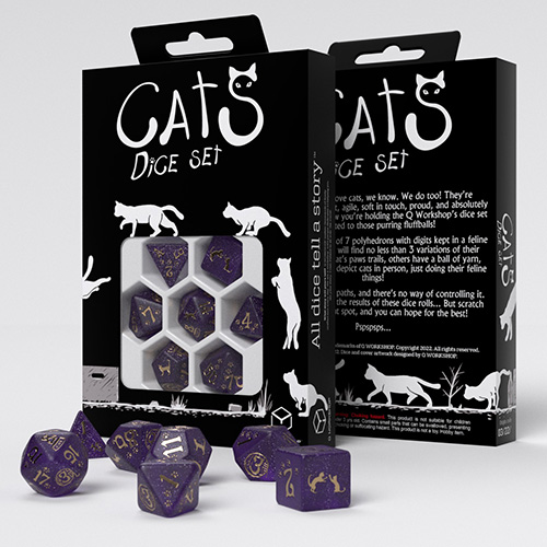 CATS DICE SET PURRITO