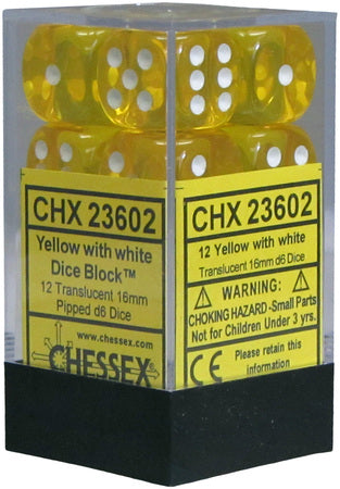 CHESSEX 16MM 12D6 DICE