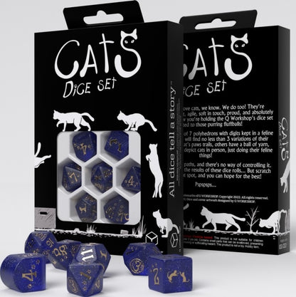 CATS MODERN DICE SET MEOWSTER