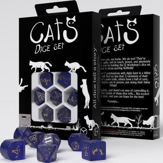 CATS MODERN DICE SET MEOWSTER