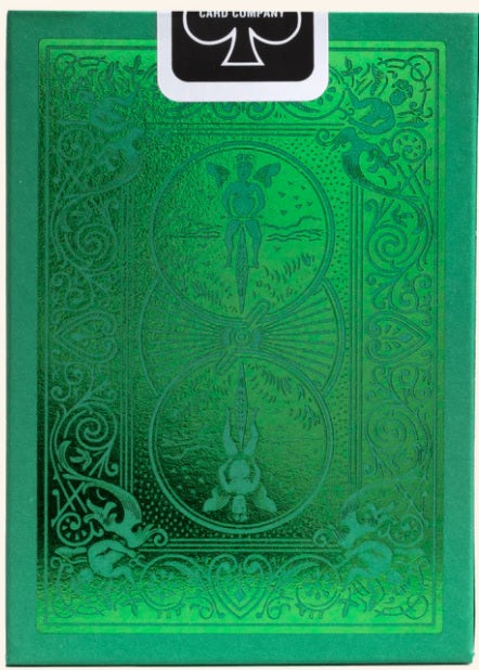 BICYCLE STANDARD PLAYING CARDS - METALLUXE GREEN