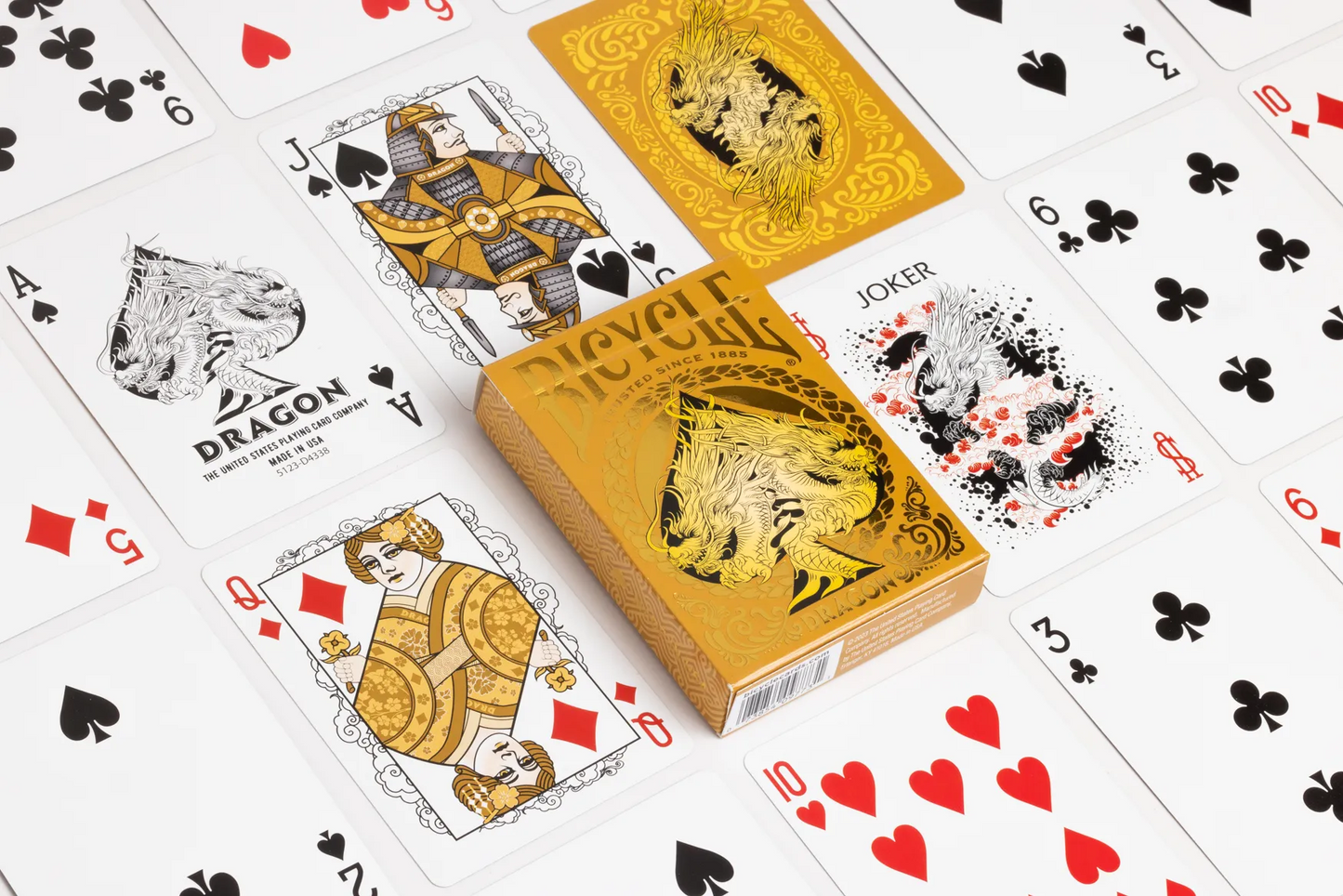 BICYCLE STANDARD PLAYING CARDS - GOLD DRAGON