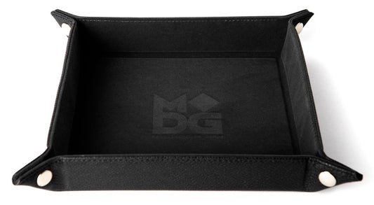 FANROLL DICE TRAY BLACK VELVET W/PU LEATHER