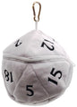 DICE BAG D20 PLUSH WHITE